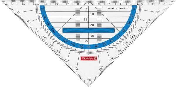 Produktbild: Brunnen Geometrie-Dreieck 16cm Griff azur