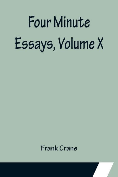 Produktbild: Four Minute Essays, Volume X