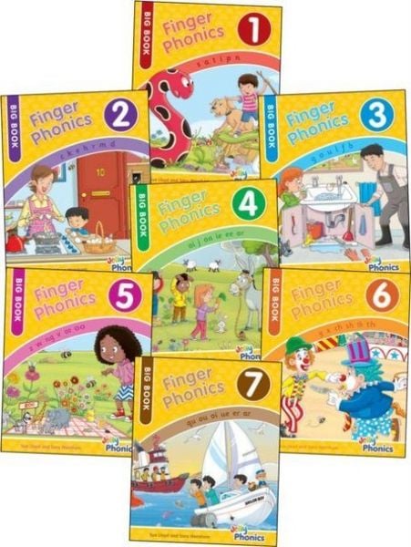Produktbild: Finger Phonics Big Books 1-7