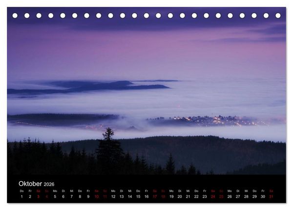 Produktbild: Wundersame Natur in Deutschland (Tischkalender 2026 DIN A5 quer), CALVENDO Monatskalender