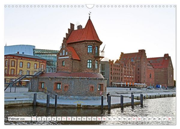 Produktbild: Stralsund, die wundersch&ouml;ne Hansestadt am Strelasund (Wandkalender 2026 DIN A3 quer), CALVENDO Monatskalender