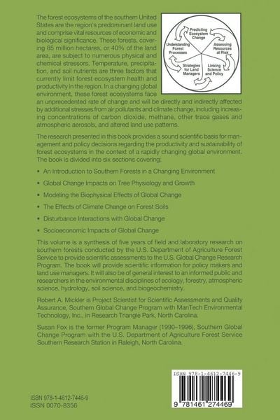 Produktbild: The Productivity and Sustainability of Southern Forest Ecosystems in a Changing Environment