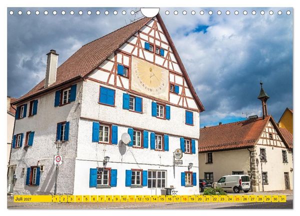 Produktbild: Scheer - Keinstadt im Naturpark Obere Donau (Wandkalender 2027 DIN A4 quer), CALVENDO Monatskalender