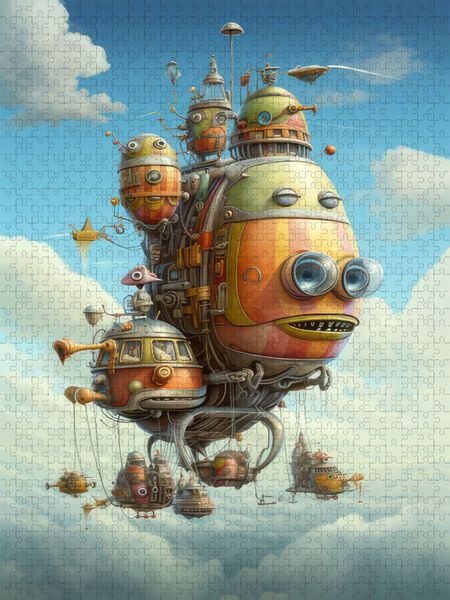 Produktbild: CALVENDO Puzzle Monstre | 1000 Teile Lege-Gr&ouml;&szlig;e 64x48cm Foto-Puzzle f&uuml;r gl&uuml;ckliche Stunden