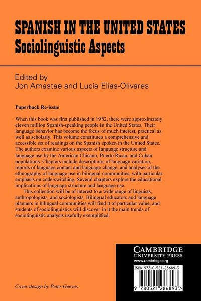 Produktbild: Spanish in the United States