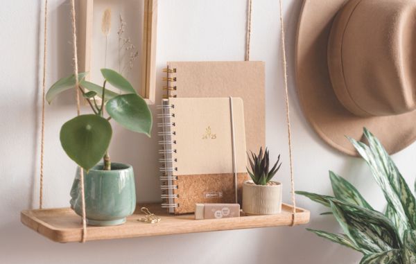 Produktbild: Brunnen Notizbuch Wire-O A5 dotted caramel
