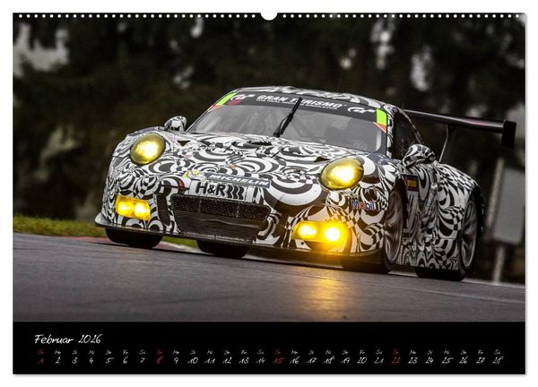 Produktbild: EMOTIONS ON THE GRID - VLN Langstreckenmeisterschaft N&uuml;rburgring (Wandkalender 2026 DIN A2 quer), CALVENDO Monatskalender