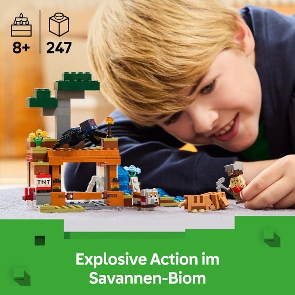 Produktbild: LEGO Minecraft 21269 Die Expedition zur G&uuml;rteltiermine, Gamer Geschenk