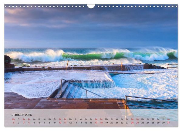 Produktbild: Wundersch&ouml;ne Meereslandschaften (Wandkalender 2026 DIN A3 quer), CALVENDO Monatskalender