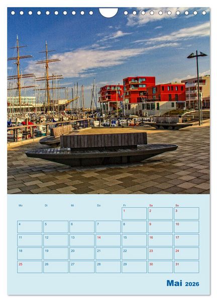 Produktbild: Priwall bei Travem&uuml;nde &ndash; Terminplaner (Wandkalender 2026 DIN A4 hoch), CALVENDO Monatskalender