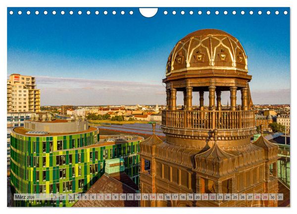 Produktbild: Malm&ouml; von oben (Wandkalender 2026 DIN A4 quer), CALVENDO Monatskalender