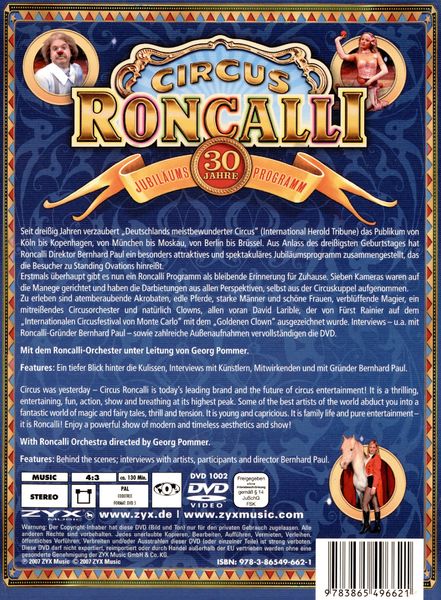 Produktbild: Circus Roncalli - 30 Jahre Jubil&auml;ums Programm