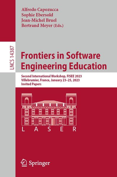 Produktbild: Frontiers in Software Engineering Education