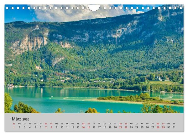 Produktbild: Streifzug durch Savoyen (Wandkalender 2026 DIN A4 quer), CALVENDO Monatskalender