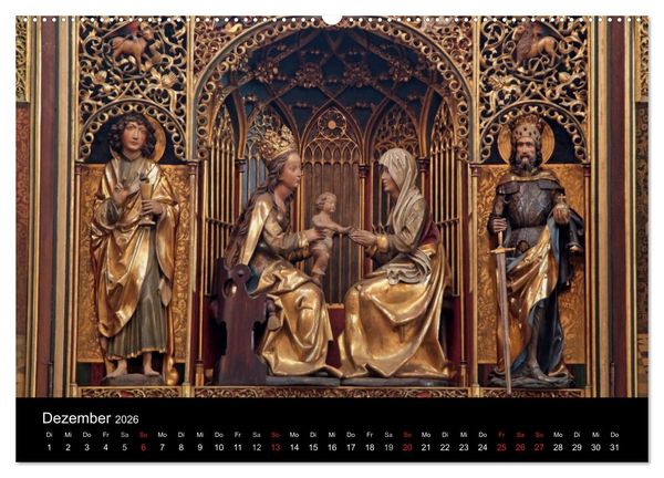 Produktbild: Orte des Glaubens (Wandkalender 2026 DIN A2 quer), CALVENDO Monatskalender
