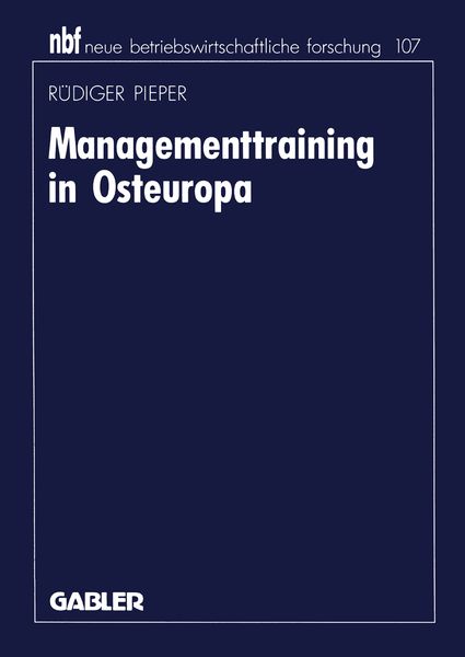 Produktbild: Managementtraining in Osteuropa
