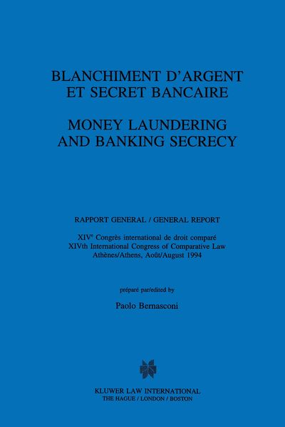 Produktbild: Money Laundering and Banking Secrecy