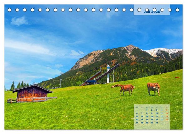 Produktbild: ALLG&Auml;U, im Wandel der Jahreszeiten. (Tischkalender 2026 DIN A5 quer), CALVENDO Monatskalender