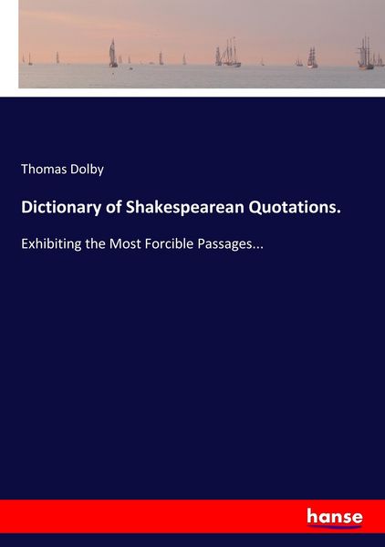 Produktbild: Dictionary of Shakespearean Quotations.