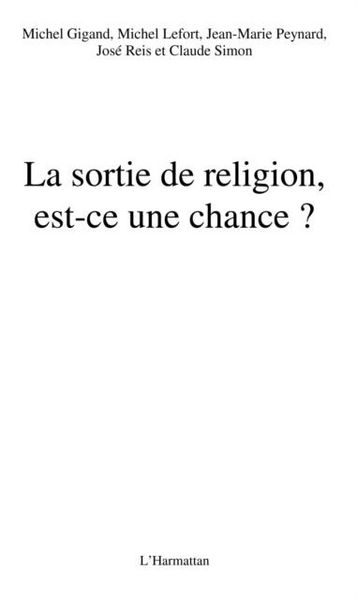 Produktbild: Sortie de religion, est-ce unechance?