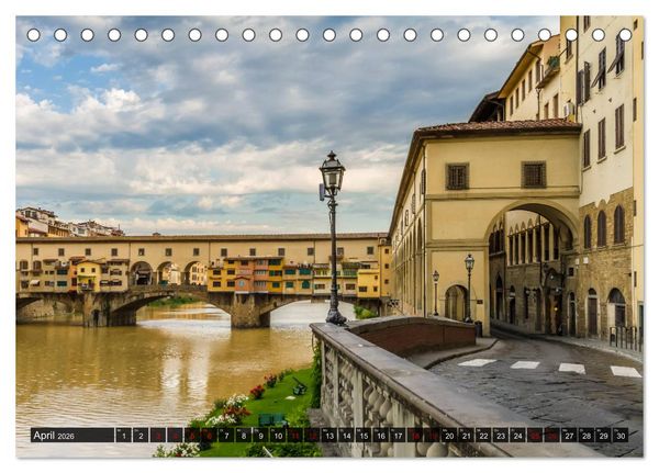 Produktbild: Impressionen aus FLORENZ (Tischkalender 2026 DIN A5 quer), CALVENDO Monatskalender