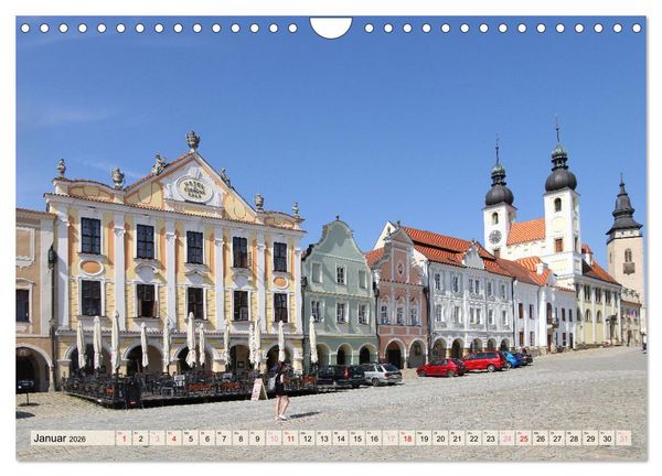 Produktbild: Bezauberndes Telc in Tschechien (Wandkalender 2026 DIN A4 quer), CALVENDO Monatskalender