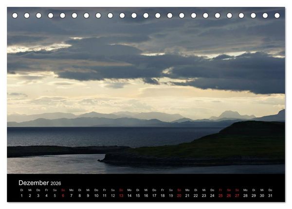 Produktbild: Schottland 2026 (Tischkalender 2026 DIN A5 quer), CALVENDO Monatskalender