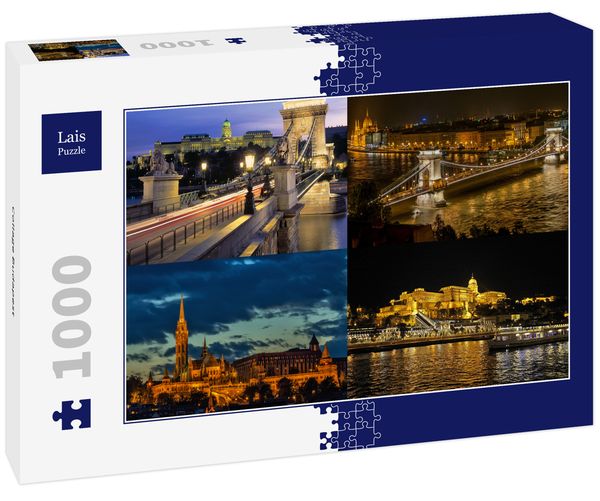 Produktbild: Lais Puzzle Collage Budapest 1000 Teile
