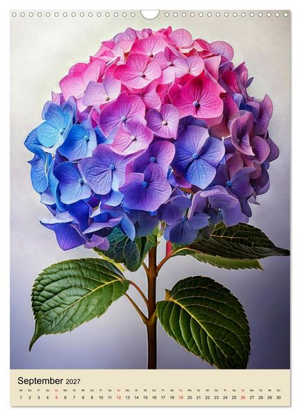Produktbild: Solit&auml;r: Die Eleganz der Einzelbl&uuml;te (Wandkalender 2027 DIN A3 hoch), CALVENDO Monatskalender