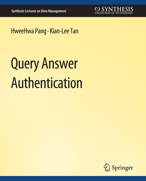 Produktbild: Query Answer Authentication