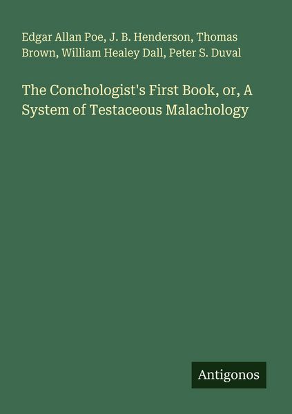 Produktbild: The Conchologist's First Book, or, A System of Testaceous Malachology