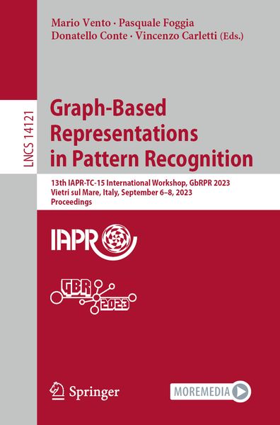 Produktbild: Graph-Based Representations in Pattern Recognition