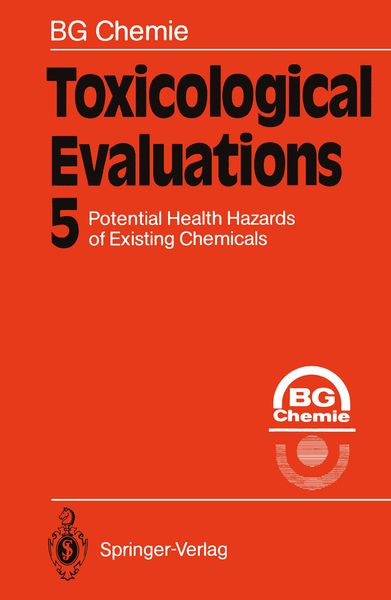 Produktbild: Toxicological Evaluations