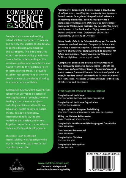 Produktbild: Complexity, Science and Society