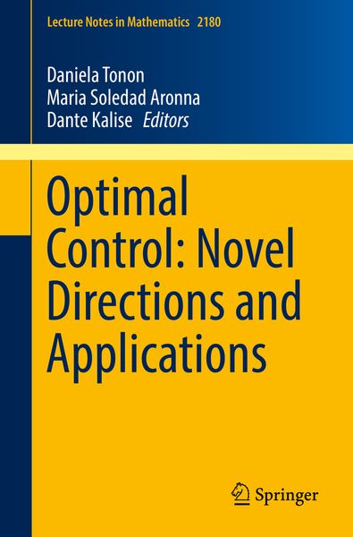 Produktbild: Optimal Control: Novel Directions and Applications