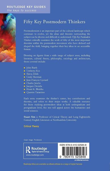Produktbild: Fifty Key Postmodern Thinkers