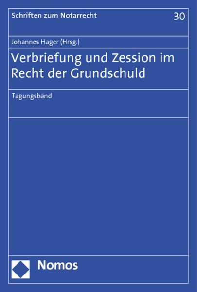 Produktbild: Verbriefung und Zession im Recht der Grundschuld