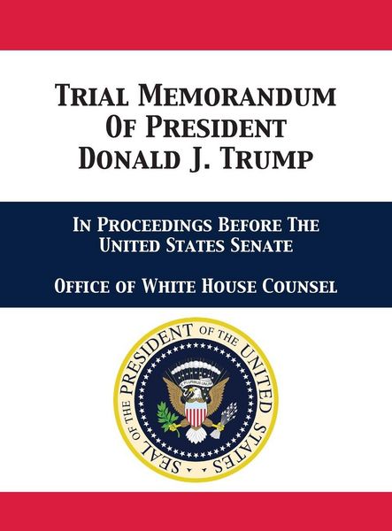 Produktbild: Trial Memorandum Of President Donald J. Trump