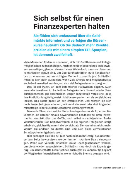Produktbild: Die gr&ouml;&szlig;ten Anlagefehler und wie man sie vermeidet