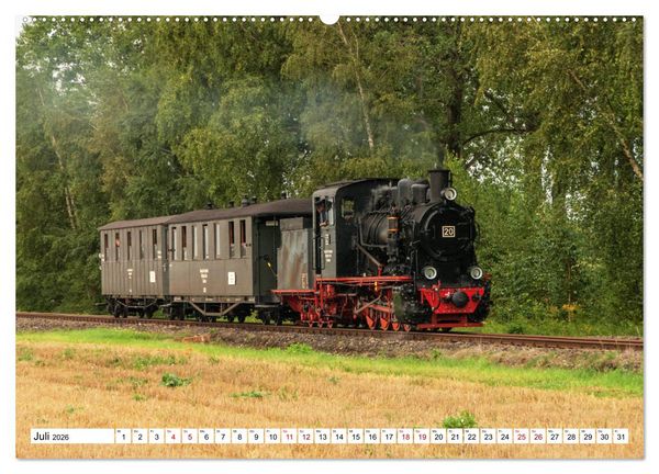 Produktbild: Mansfelder Bergwerksbahn (hochwertiger Premium Wandkalender 2026 DIN A2 quer), Kunstdruck in Hochglanz
