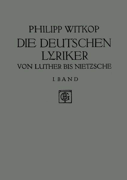 Produktbild: Die Deutschen Lyriker