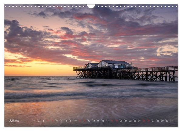 Produktbild: Nordseeurlaub in St. Peter-Ording (Wandkalender 2026 DIN A3 quer), CALVENDO Monatskalender