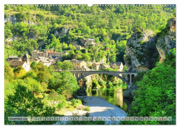 Produktbild: Les C&eacute;vennes typiques (Calendrier mural 2026 DIN A2 vertical) calendrier de bureau