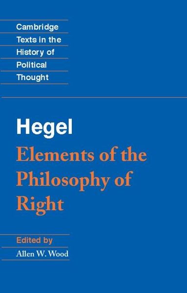 Produktbild: Hegel: Elements of the Philosophy of Right