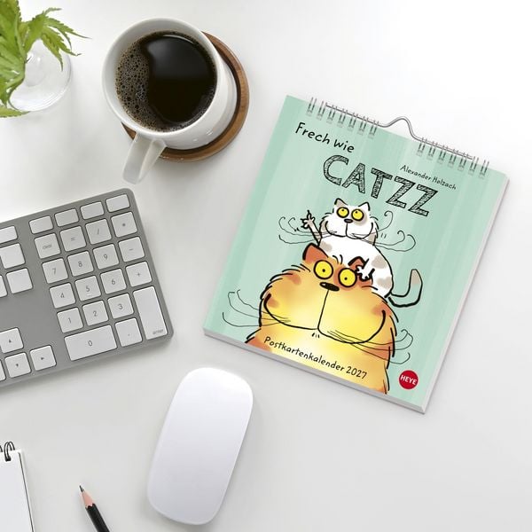 Produktbild: Catzz Postkartenkalender 2027