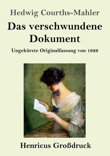 Produktbild: Das verschwundene Dokument (Gro&szlig;druck)