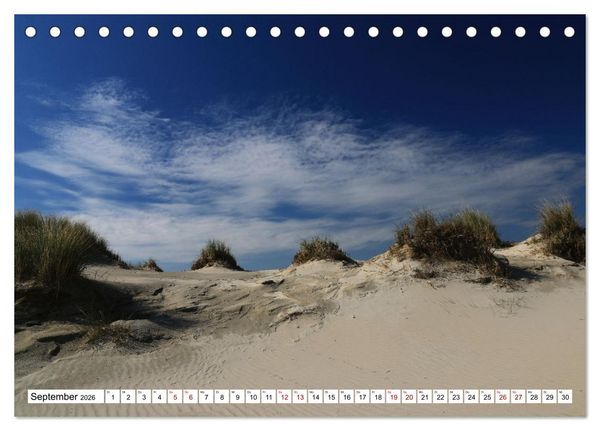 Produktbild: Insel Baltrum, Perle im Ostfriesischen Wattenmeer (Tischkalender 2026 DIN A5 quer), CALVENDO Monatskalender