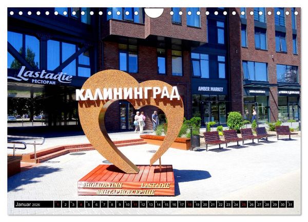 Produktbild: Kaliningrad - Das russische K&ouml;nigsberg (Wandkalender 2026 DIN A4 quer), CALVENDO Monatskalender