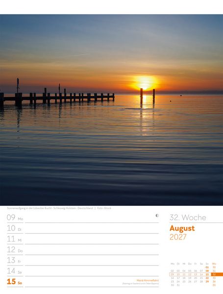 Produktbild: Am Meer Wochenplaner Kalender 2027