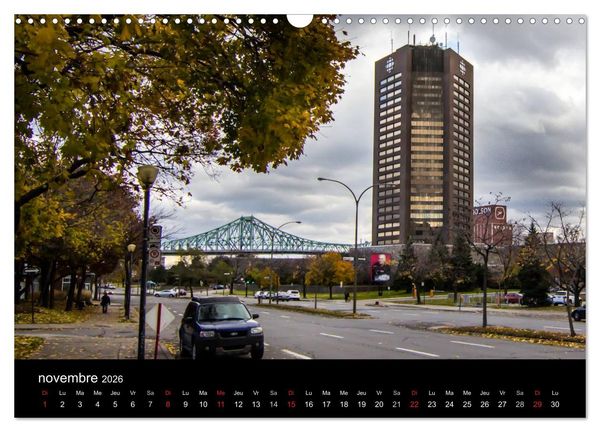 Produktbild: MONTR&Eacute;AL (Calendrier mural 2026 DIN A3 vertical), CALVENDO calendrier mensuel